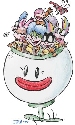 Koopa Kids with the clown copter.